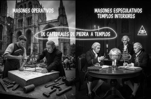 Historia de la Francmasonería de catedrales de piedra a templos interiores
