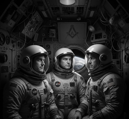 Cuando la masonería llega al espacio otros masones destacados