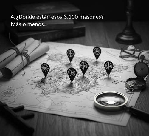 Dónde están esos 3.100 masones Más o menos